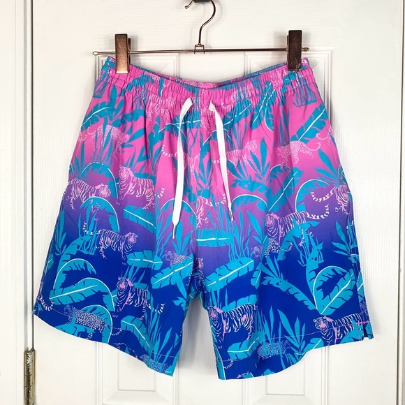 💛Chubbies Men Size Medium The Hydrofoils 7" Swim Trunks Lined - Picture 1 of 5